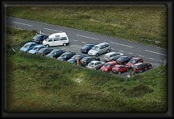 The car park filled up quickly
